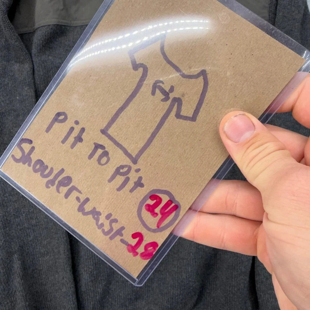 Duluth Trading Co measurements pit